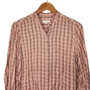 Equipment Femme Boleyn Silk Blouse Flamant Rose S NWT